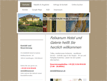 Tablet Screenshot of felixanum.de